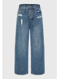 ψηλόμεσο τζιν παντελόνι baggy fit με σκισίματα