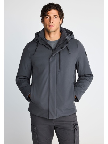 ανδρικό μπουφάν softshell με αποσπώμενη κουκούλα