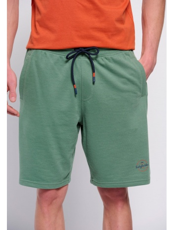 essential αθλητική βερμούδα με branded τύπωμα