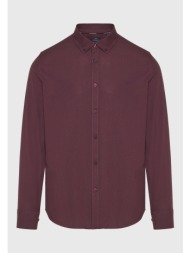 ανδρικό basic πουκάμισo από βαμβάκι με γιακά button-down