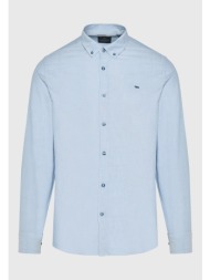 ανδρικό βαμβακερό πουκάμισο με button-down γιακά