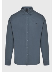 ανδρικό basic πουκάμισo από βαμβάκι με γιακά button-down