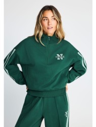 γυναικείο cropped φούτερ half-zip