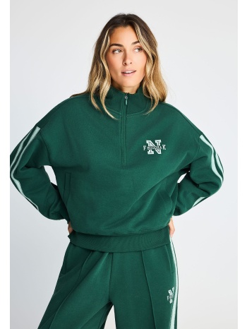 γυναικείο cropped φούτερ half-zip