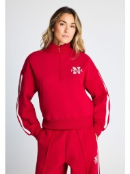γυναικείο cropped φούτερ half-zip