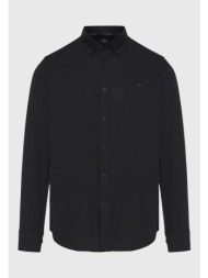 ανδρικό basic πουκάμισo από βαμβάκι με γιακά button-down