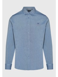 ανδρικό βαμβακερό πουκάμισο με button-down γιακά