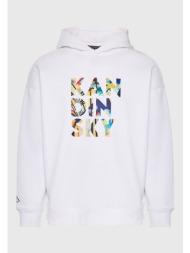 φούτερ relaxed fit με κουκούλα kandinsky - apoh x funky buddha