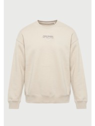 γυναικείο relaxed fit φούτερ με τύπωμα στην πλάτη