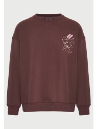 φούτερ μπλούζα relaxed fit da vinci - apoh x funky buddha