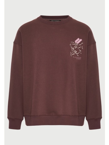 φούτερ μπλούζα relaxed fit da vinci - apoh x funky buddha