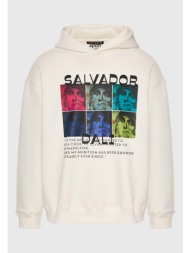 relaxed fit φούτερ με κουκούλα salvador dali - apoh x funky buddha