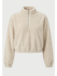 γυναικεία cropped μπλούζα από fleece