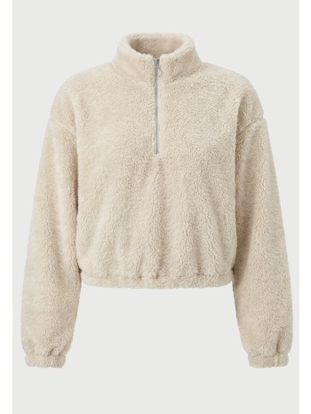 γυναικεία cropped μπλούζα από fleece