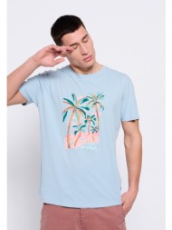 loose fit paint brushed t-shirt από οργανικό βαμβάκι