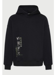 φούτερ με κουκούλα relaxed fit the anxiety - funky buddha x apoh london