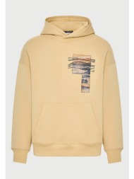 relaxed fit φούτερ με κουκούλα munch - funky buddha x apoh london