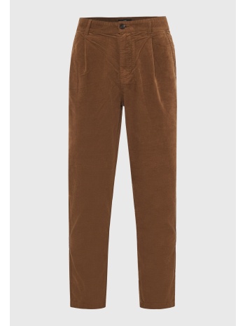 ανδρικό κοτλέ παντελόνι tapered fit με πιέτες