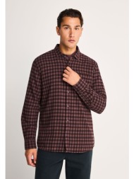 ανδρικό καρό flanel πουκάμισο relaxed fit