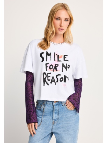 γυναικείο t-shirt loose fit με στάμπα