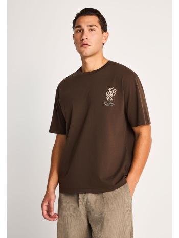 ανδρικό printed t-shirt με κοντά μανίκια relaxed-fit