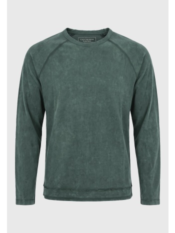ανδρική μπλούζα relaxed fit με μακριά μανίκια