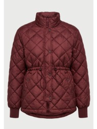 καπιτονέ puffer jacket με κορδόνι στη μέση