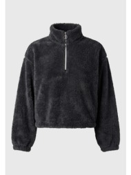 γυναικεία cropped μπλούζα από fleece