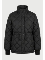 καπιτονέ puffer jacket με κορδόνι στη μέση