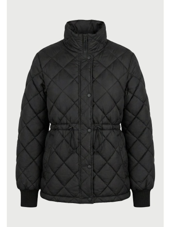καπιτονέ puffer jacket με κορδόνι στη μέση