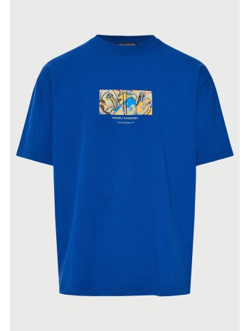 oversized printed t-shirt mysterious life - funky buddha x
