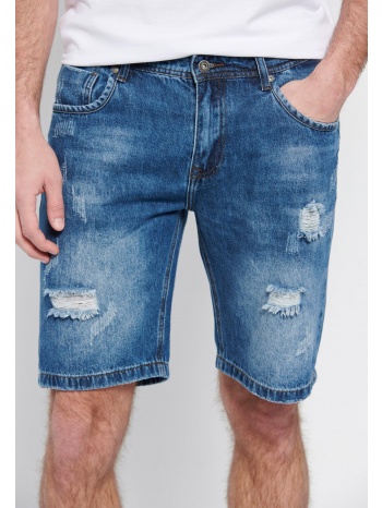 τζιν βερμούδα με ελαφριές φθορές