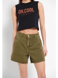 high-rise γυναικείο τζιν σορτς