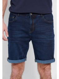 τζιν βερμούδα με ελαφρύ ξεθώριασμα