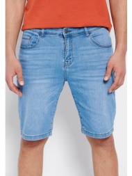 τζιν βερμούδα με ελαφρύ ξεθώριασμα