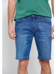 τζιν βερμούδα με ελαφρύ ξεθώριασμα