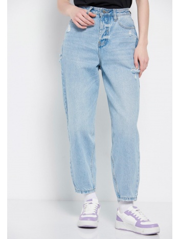 baggy fit τζιν παντελόνι με φθορές