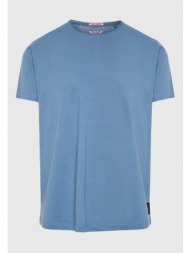 loose fit t-shirt με raw cut λαιμόκοψη