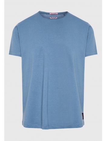 loose fit t-shirt με raw cut λαιμόκοψη