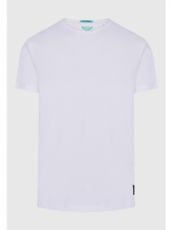 loose fit t-shirt με raw cut λαιμόκοψη
