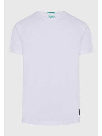 loose fit t-shirt με raw cut λαιμόκοψη