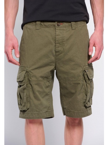 relaxed fit cargo βερμούδα