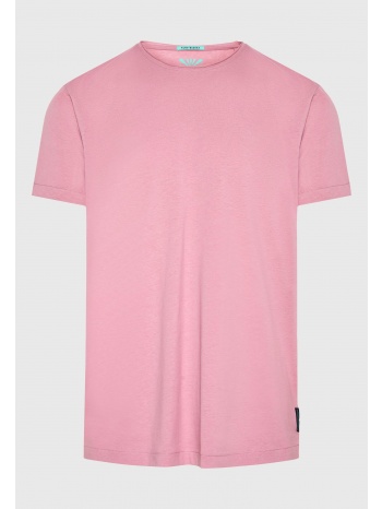 loose fit t-shirt με raw cut λαιμόκοψη