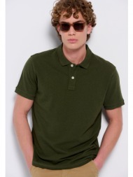 μπλούζα polo σε μελανζέ ...