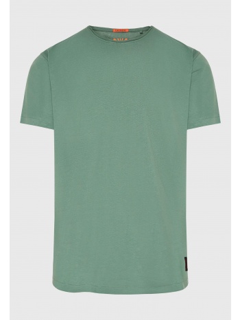 loose fit t-shirt με raw cut λαιμόκοψη