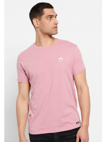 loose fit t-shirt με τύπωμα στο στήθος