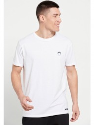 loose fit t-shirt με τύπωμα στο στήθος