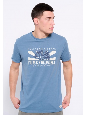 t-shirt με τύπωμα σε vintage look