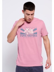 t-shirt με τύπωμα σε vintage look