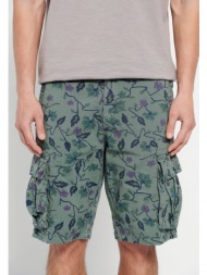 cargo βερμούδα με all over τύπωμα